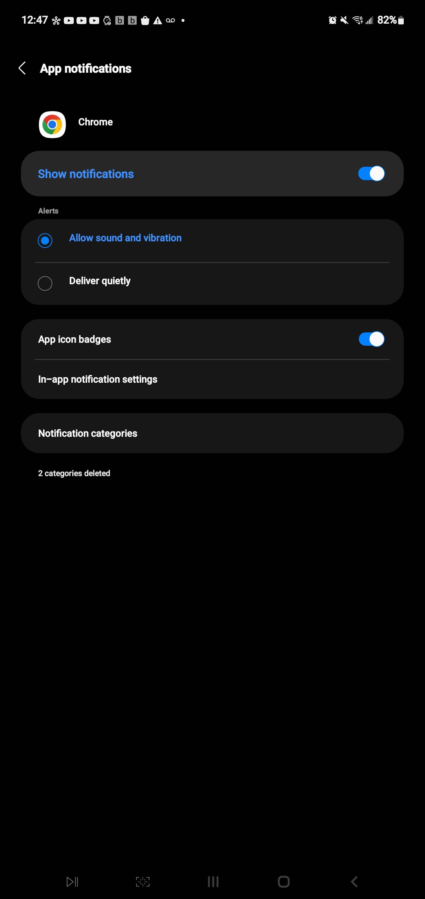 Separate App Notifications - Samsung Community - 2494061