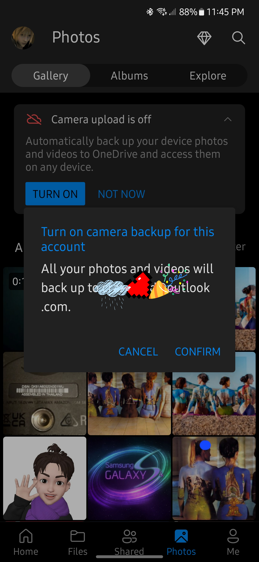 Solved: Samsung Gallery Backup Issue with Microsoft OneDri... - Samsung ...