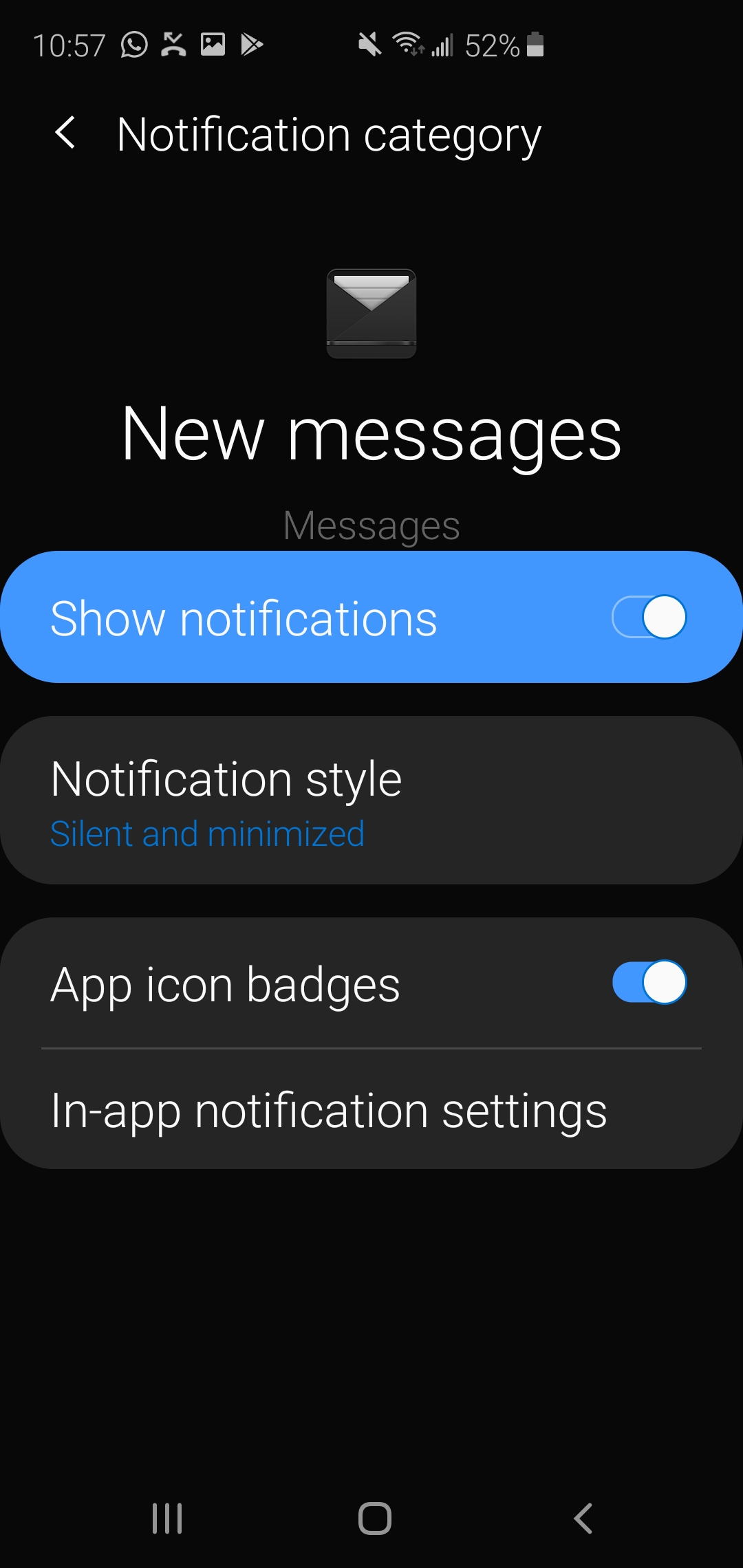 Screen waking up Samsung messaging app. - Samsung ...