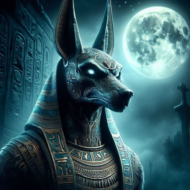 Anubis _ Ancient Egyptian mythology, god of death and funeral.jfif