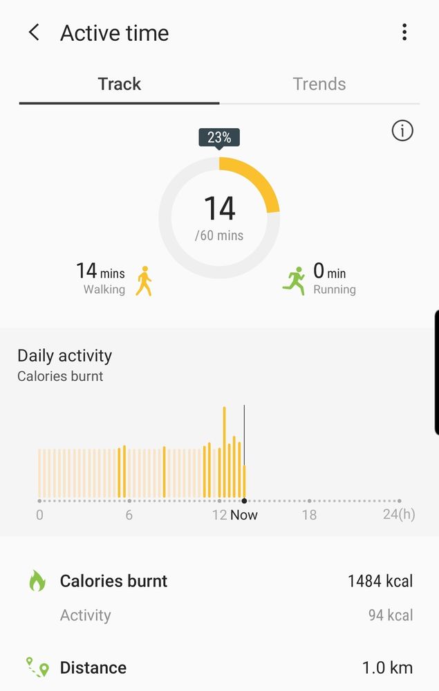 samsung galaxy watch calorie counter app