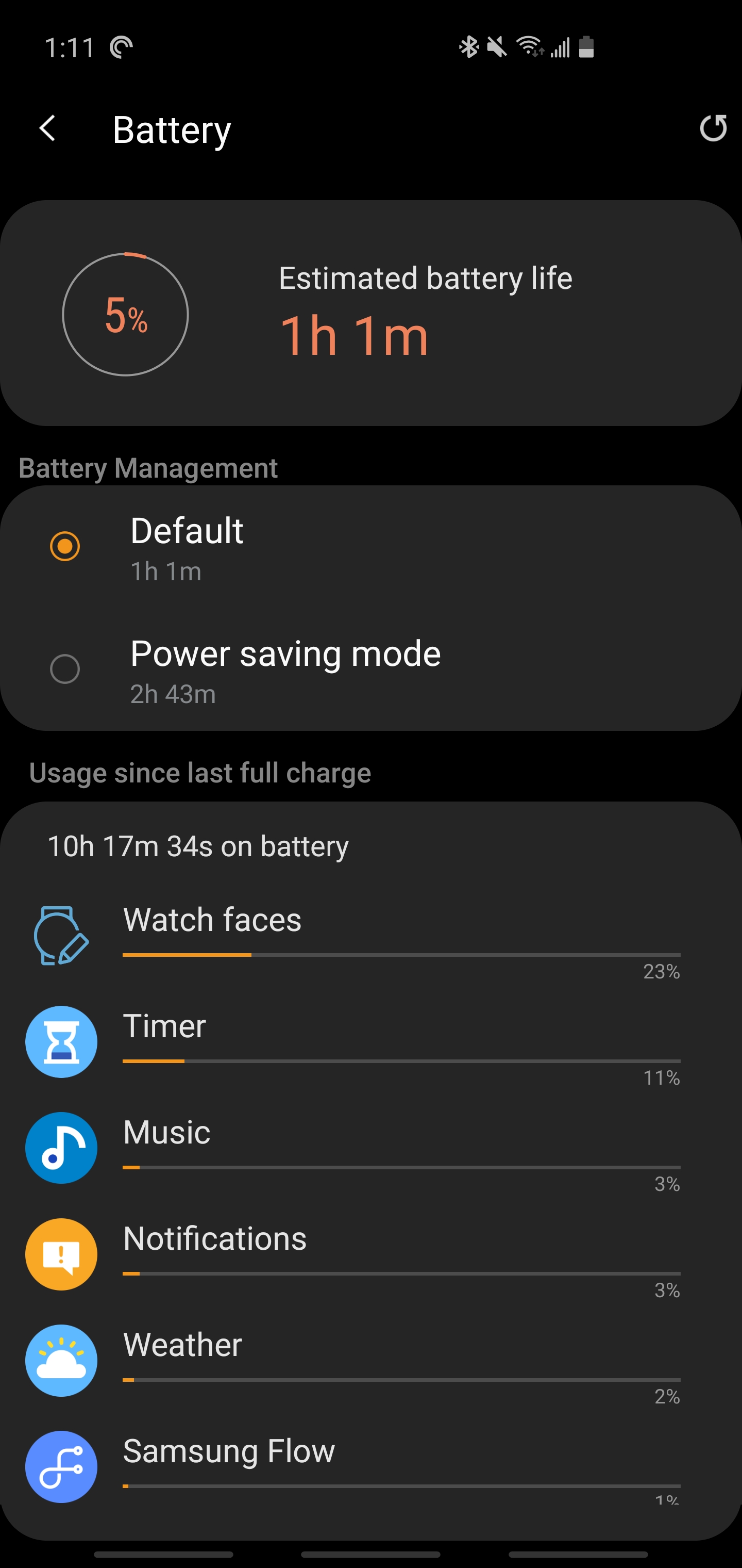 samsung watch 6 battery life draining fast