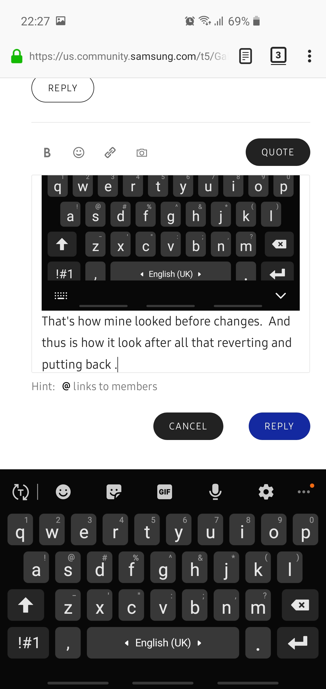 Solved: Show Keyboard Button grayed out on Galaxy S10 Plus... - Samsung