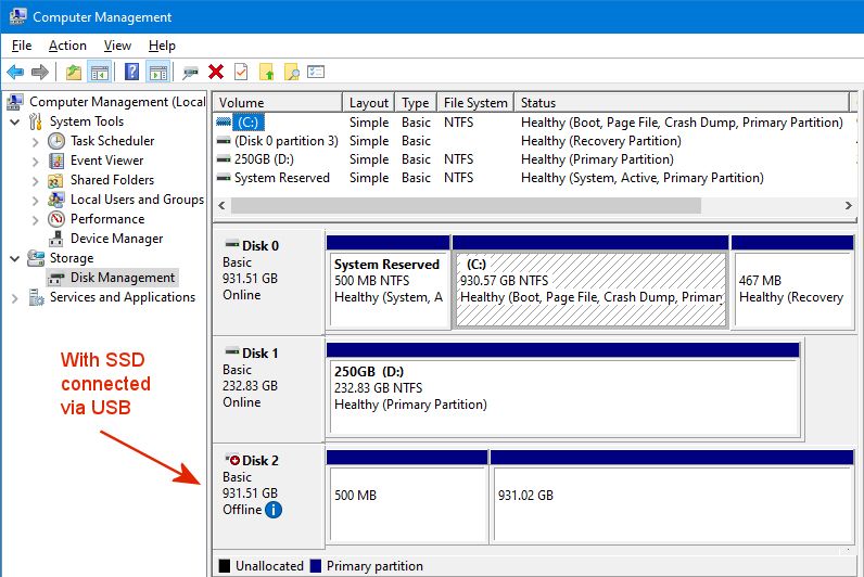 Samsung 860 EVO - Disk Mngmt via USB.jpg