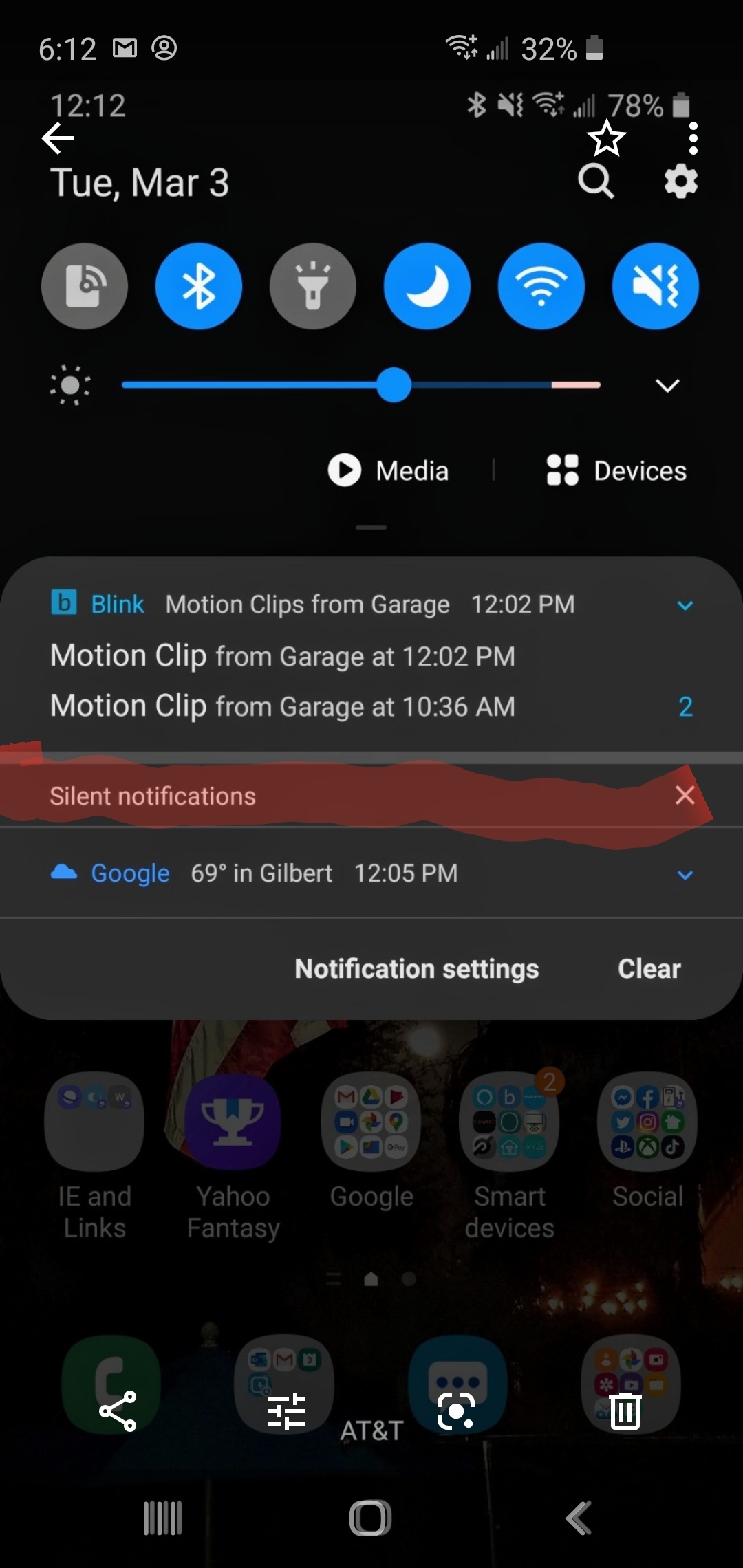 Silent notifications on my notification screen Page 2 Samsung