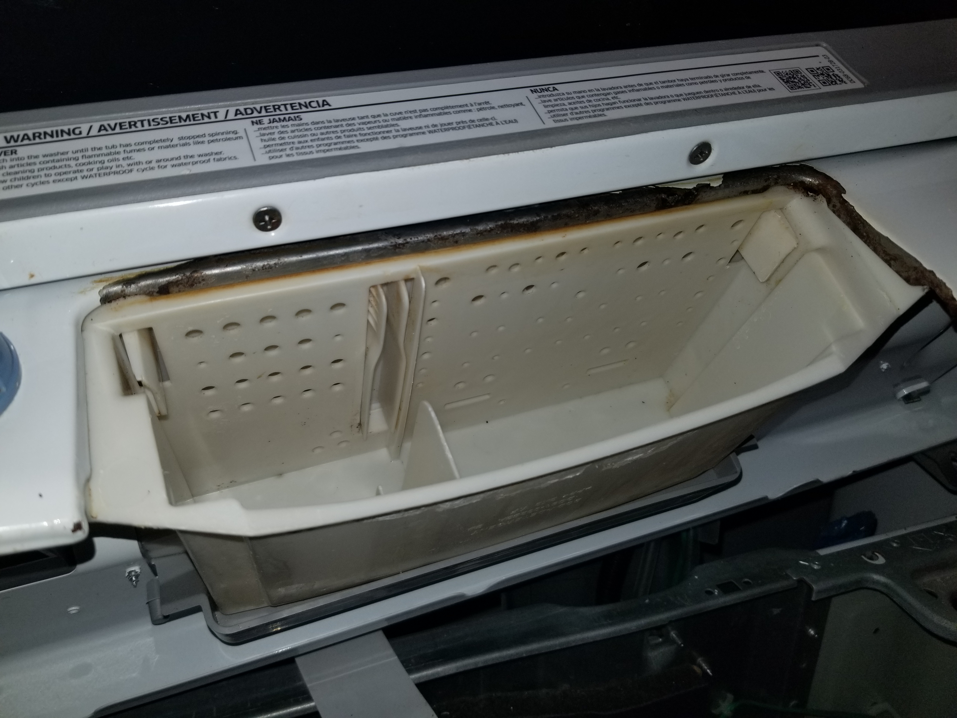 Solved: Washing Machine Rusting!!! - Samsung Community - 722243
