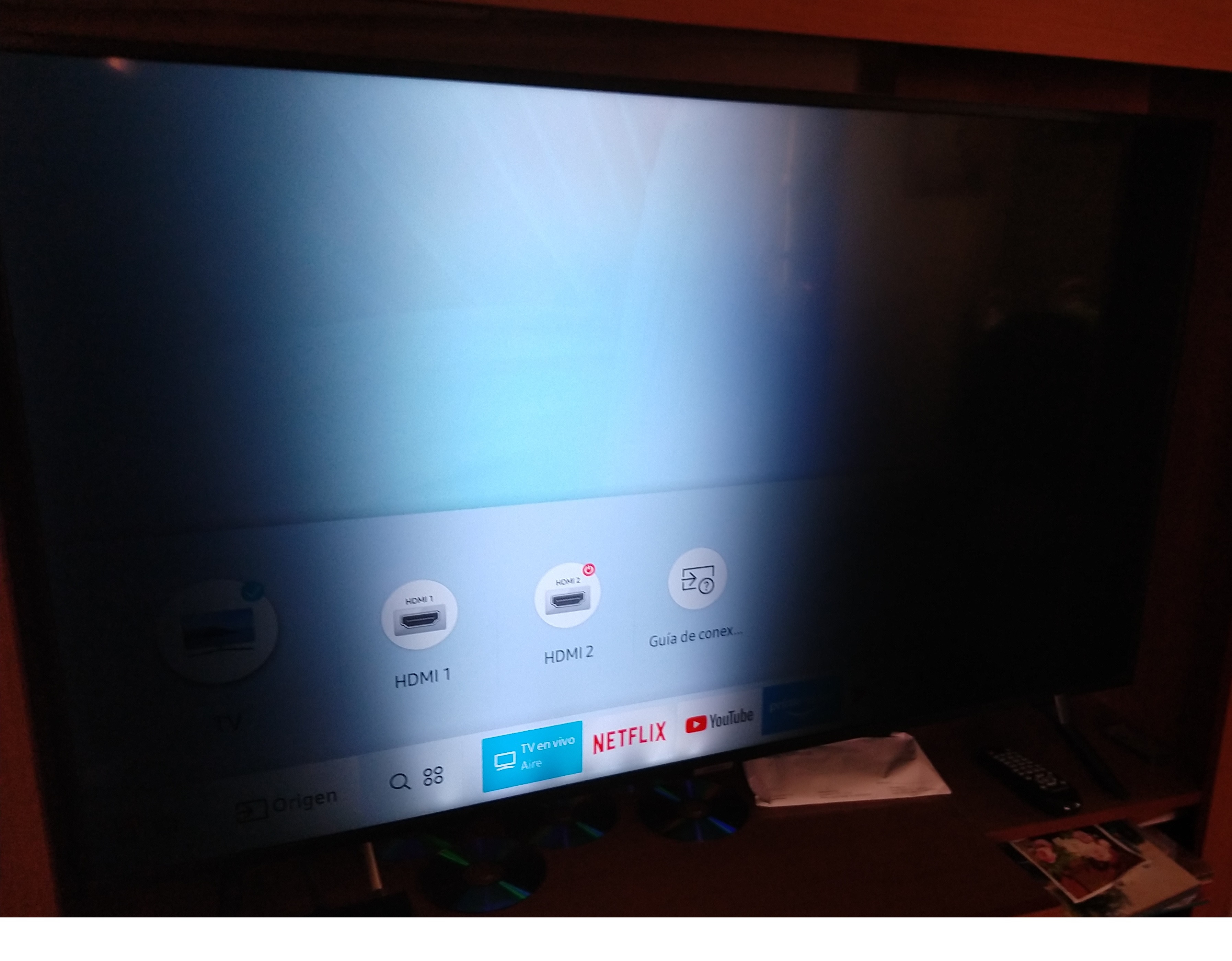 Solved Left side of my tv screen is way darker then the r... Samsung