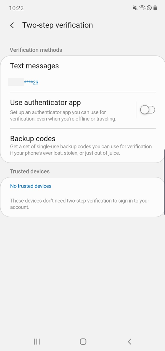 Samsung Members 2-Step Verification