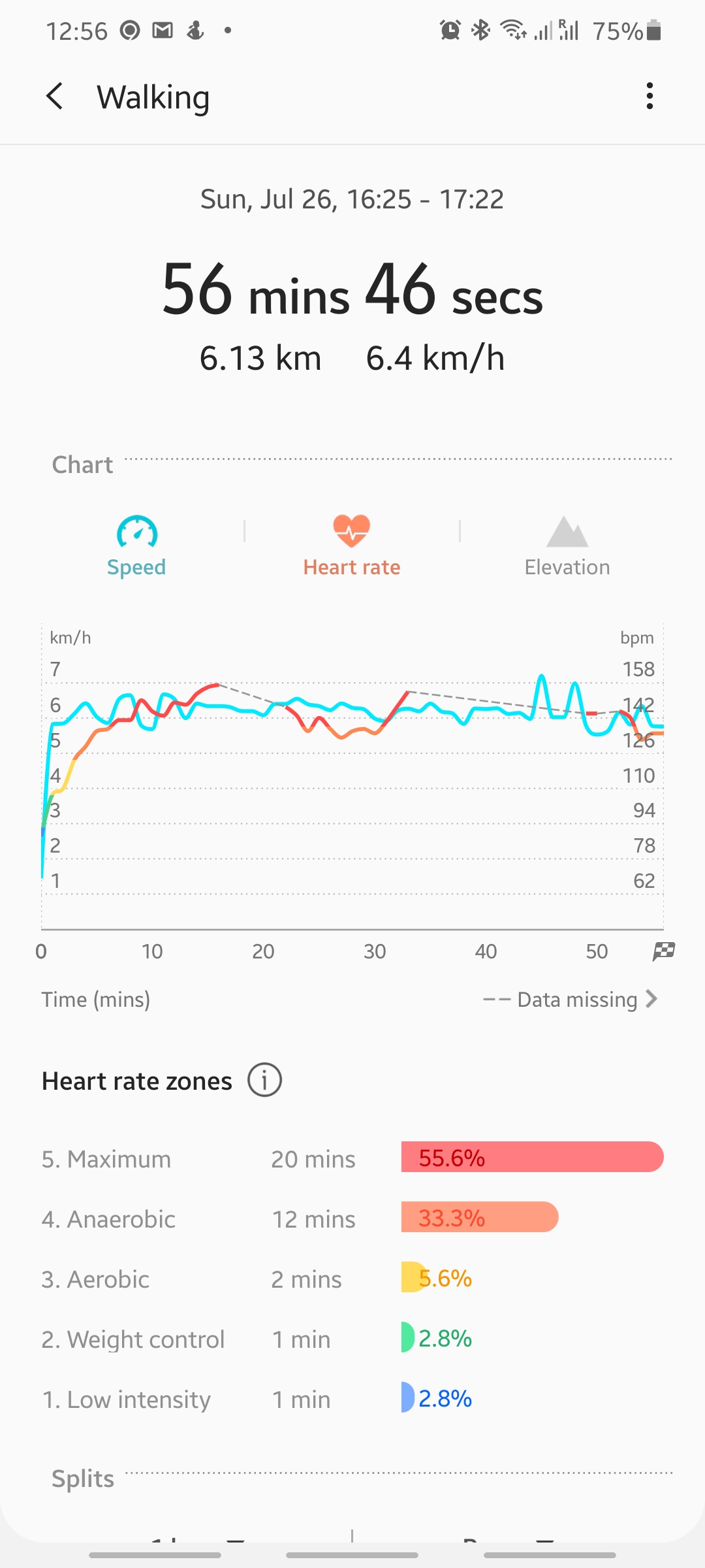 heart rate samsung health