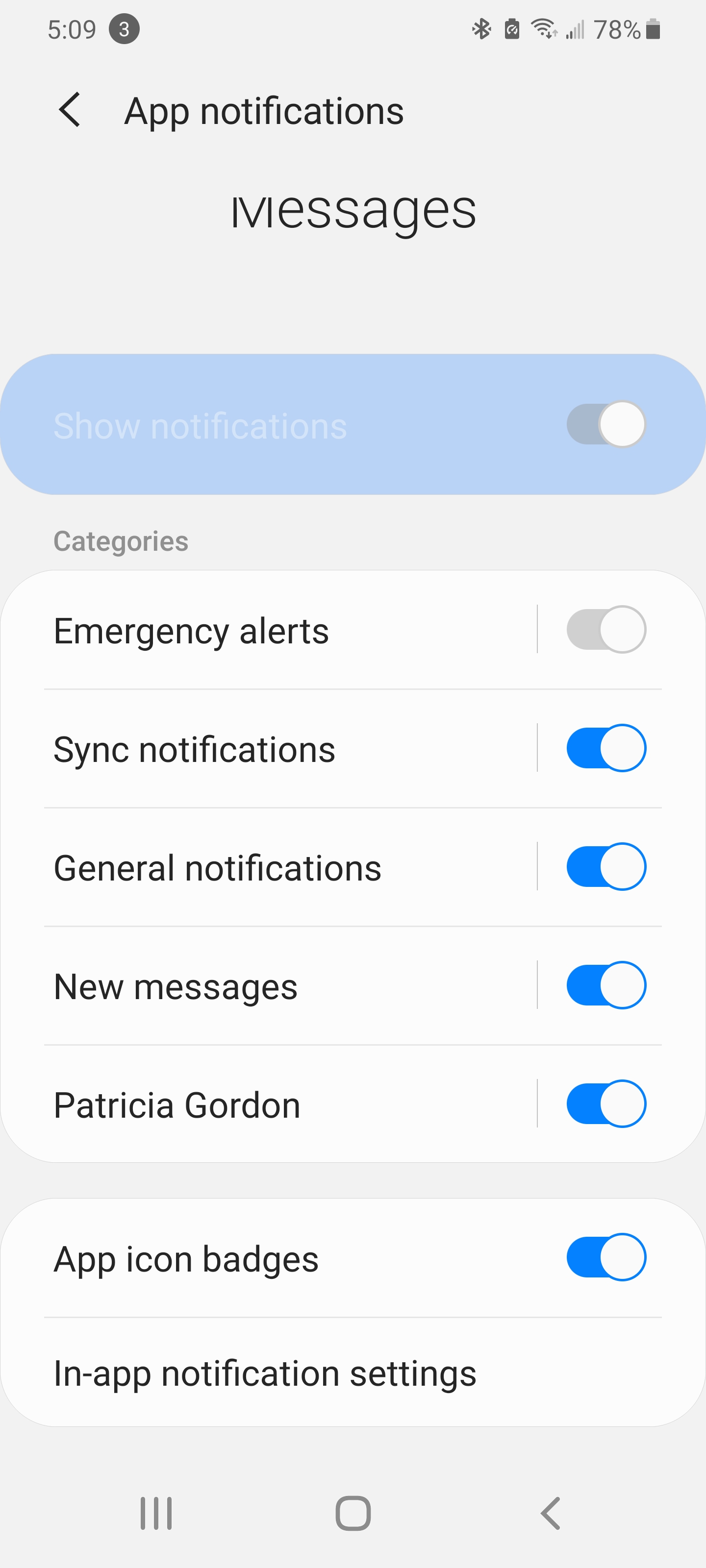 samsung s20 notification light