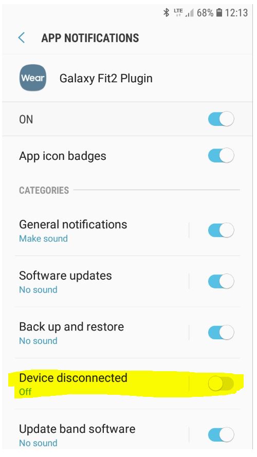 Solved: Annoying notification when not connected to phone - Samsung ...