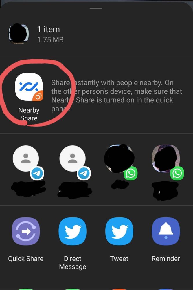 Re: Nearby Share - Samsung Community - 1541777