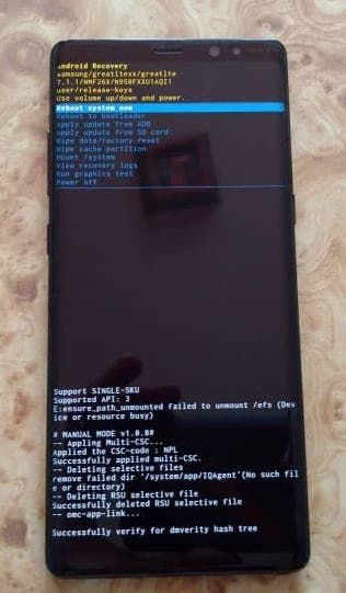 Solved: Note8 Stuck On System Update Error Loop - Samsung Community ...