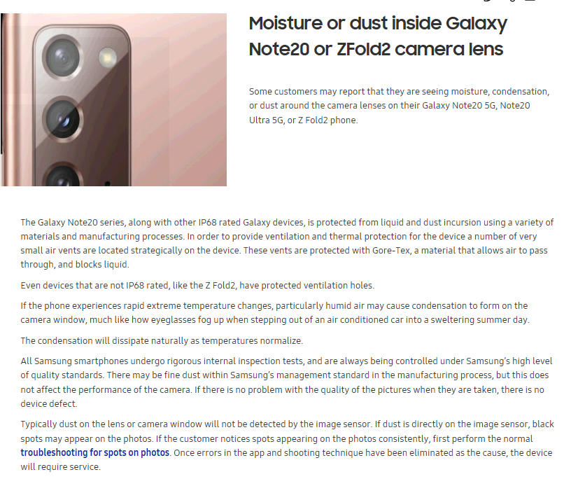 Solved: Moisture detected in charging port