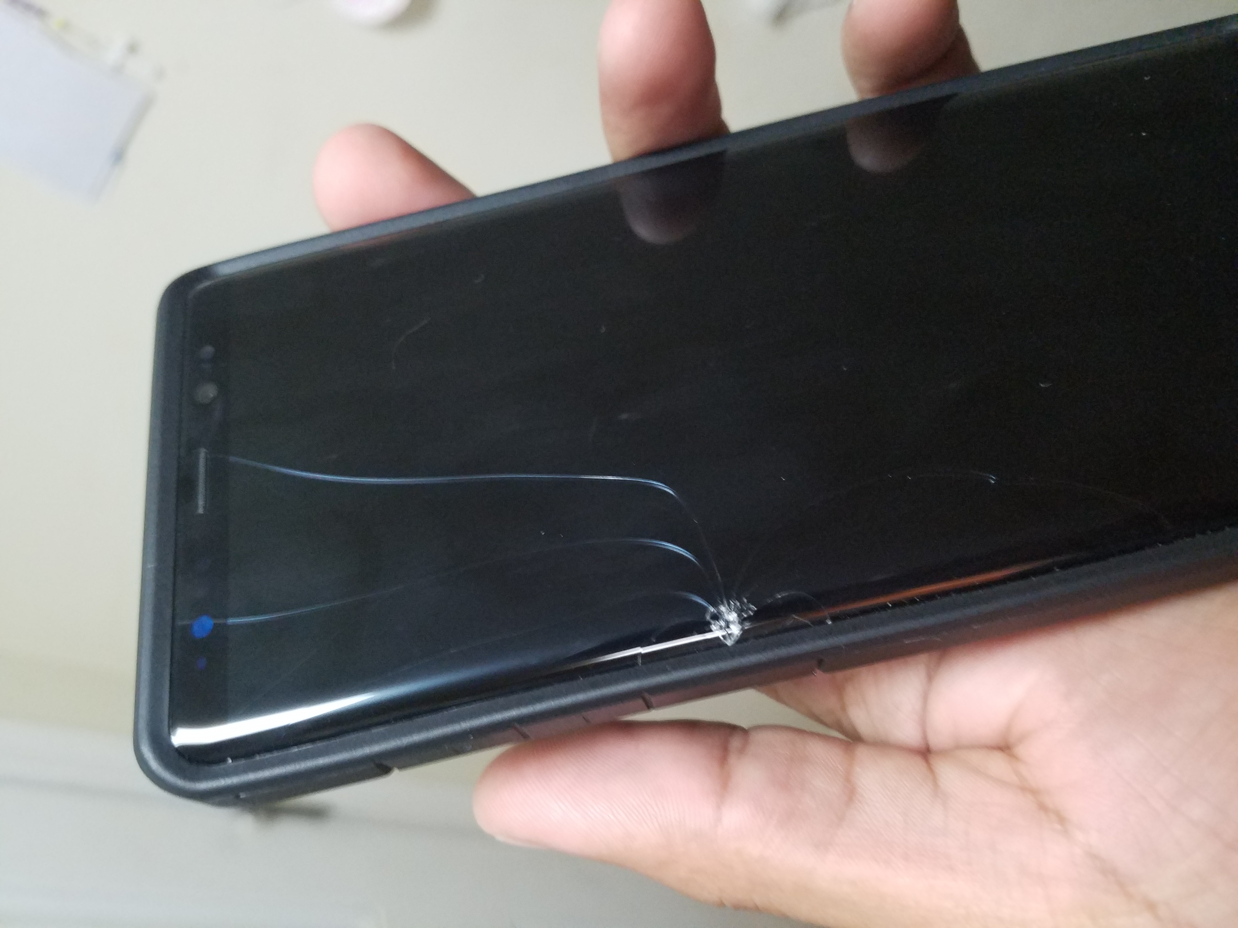 note 8 cracked screen for sale