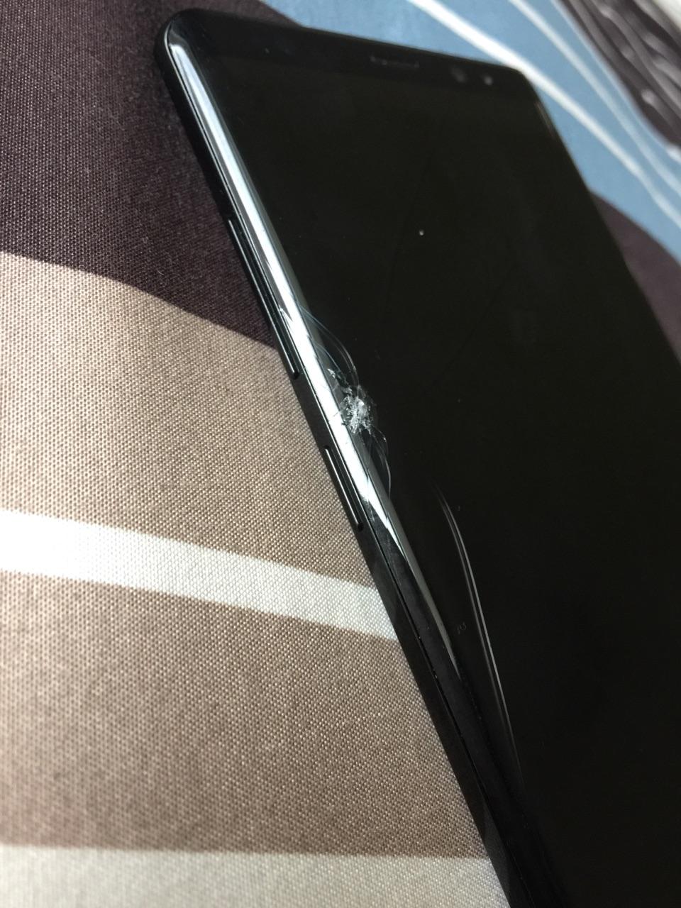 note 8 cracked screen for sale