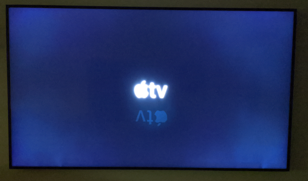 Apple TV start up screen