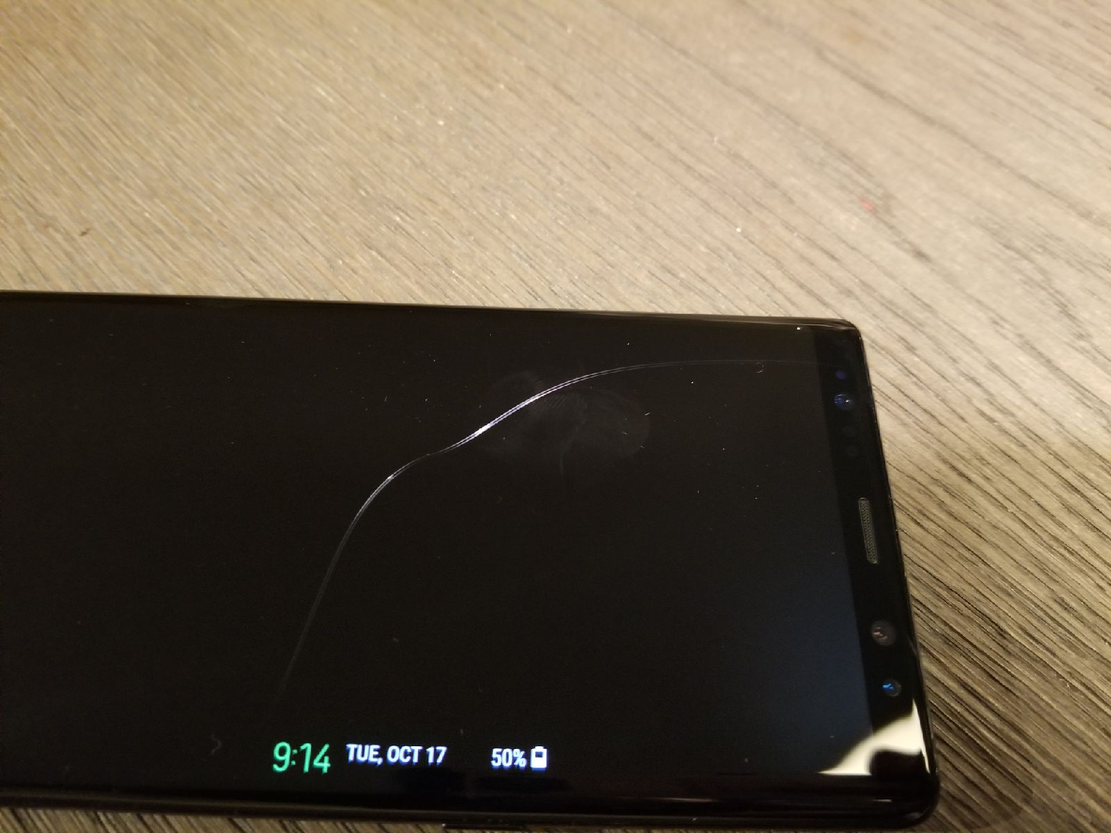 note 8 cracked screen for sale