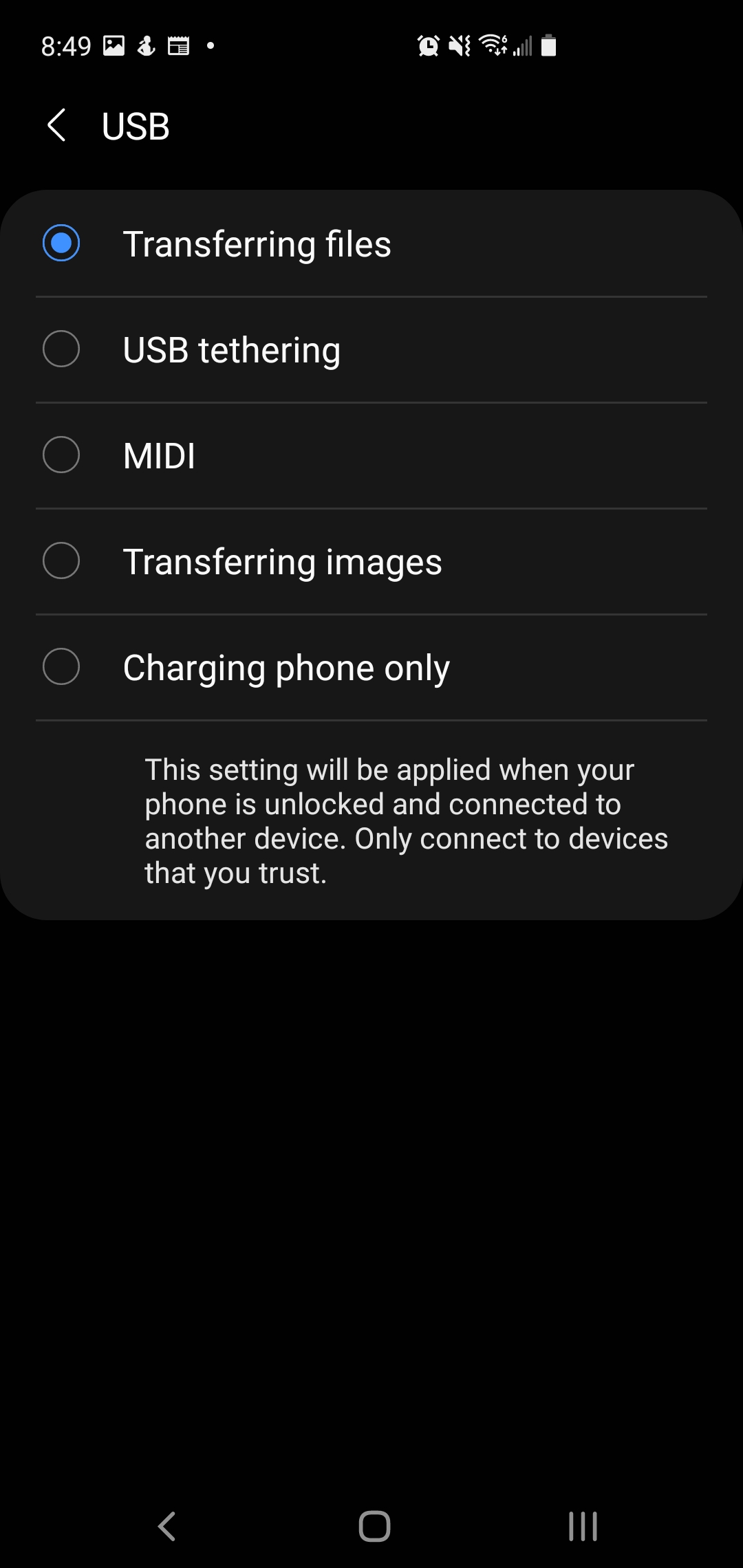 Solved: android auto false moisture detected - Samsung Community - 1931580