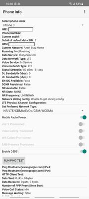 One UI 4 VoLTE and Wifi Calling Provisioned