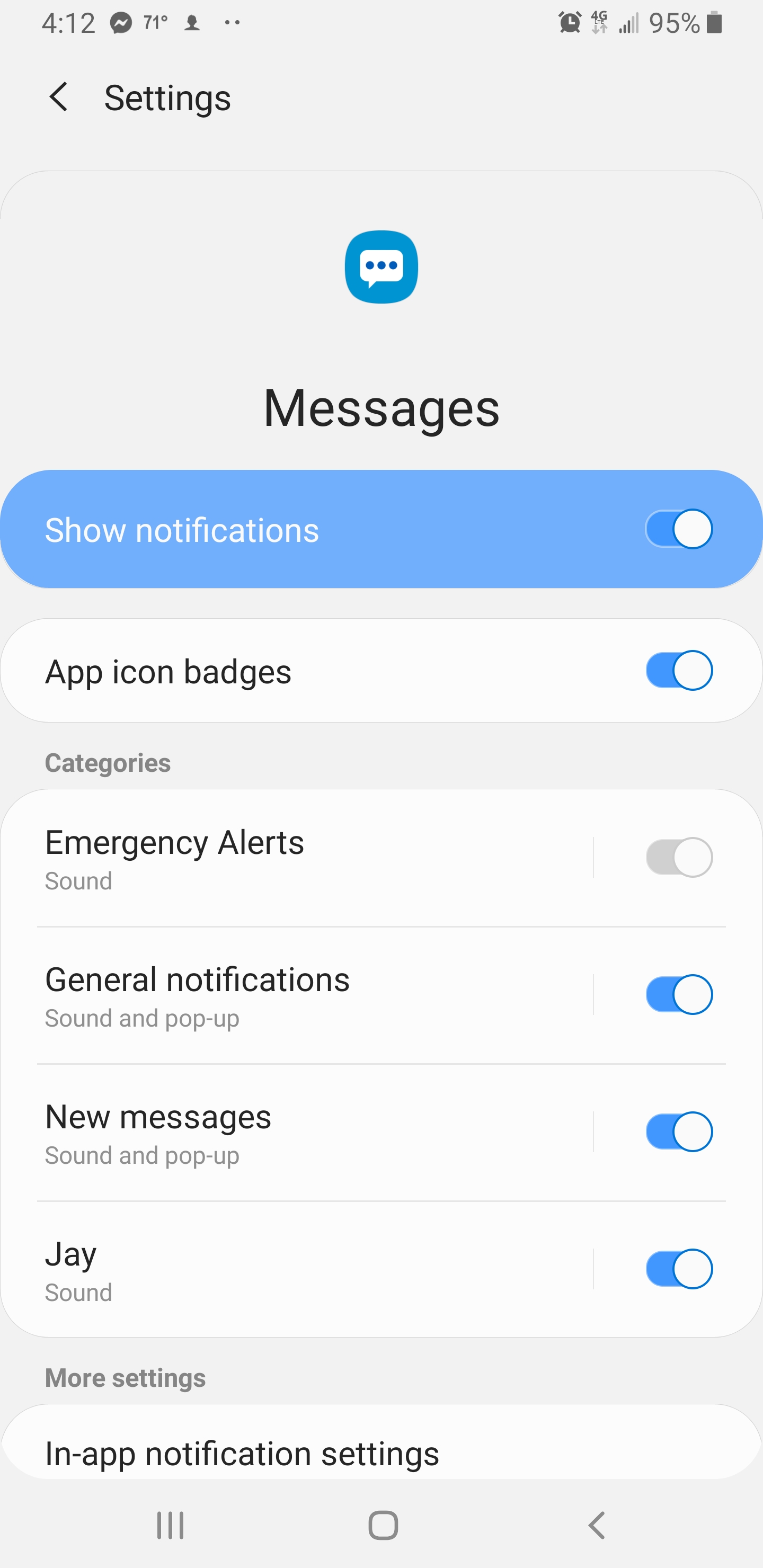 Solved: Message Settings - Samsung Community - 602850