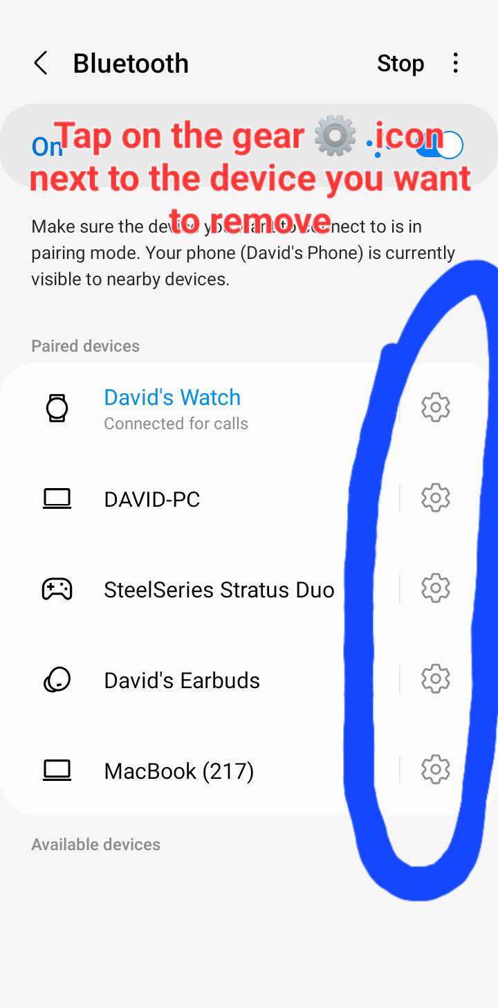 Solved: How To Remove Bluetooth Devices From Phone? - Samsung Community ...