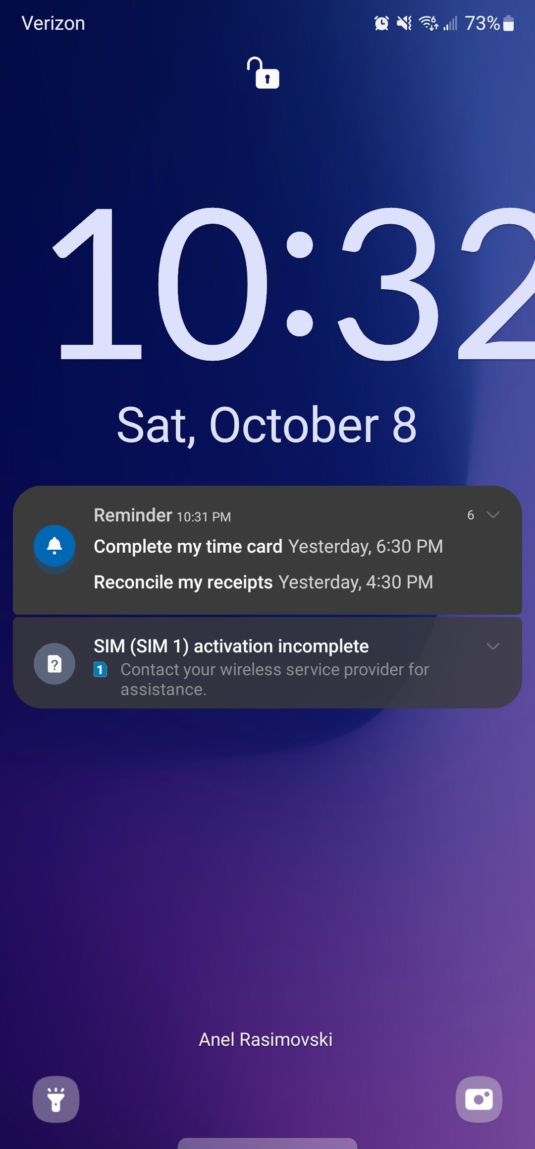 lock screen animation samsung